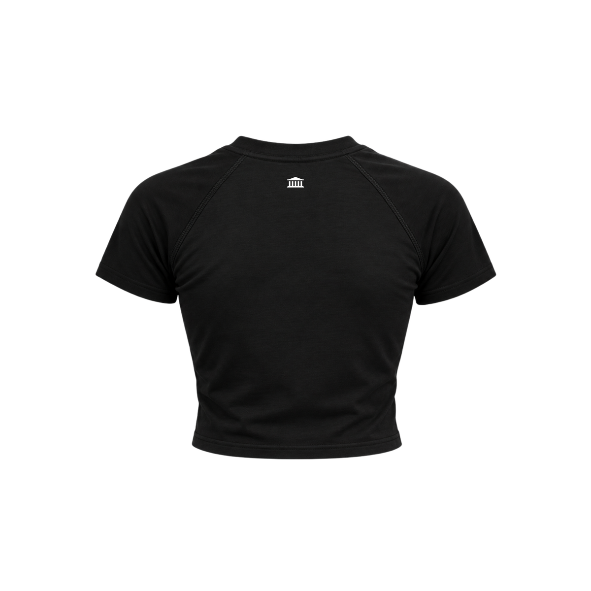 Lifting Club Raglan Baby Tee Black
