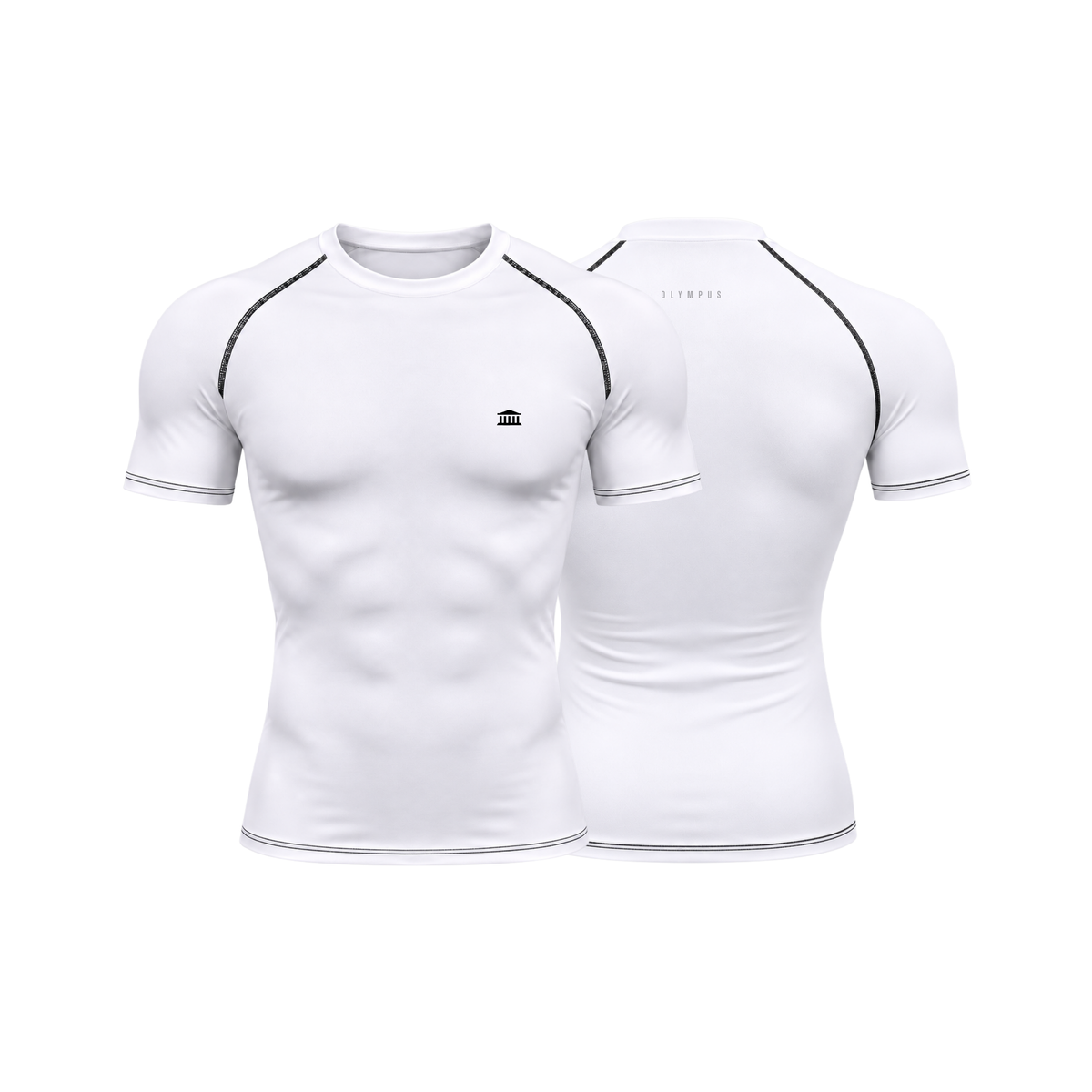 Performance Compression Tee White