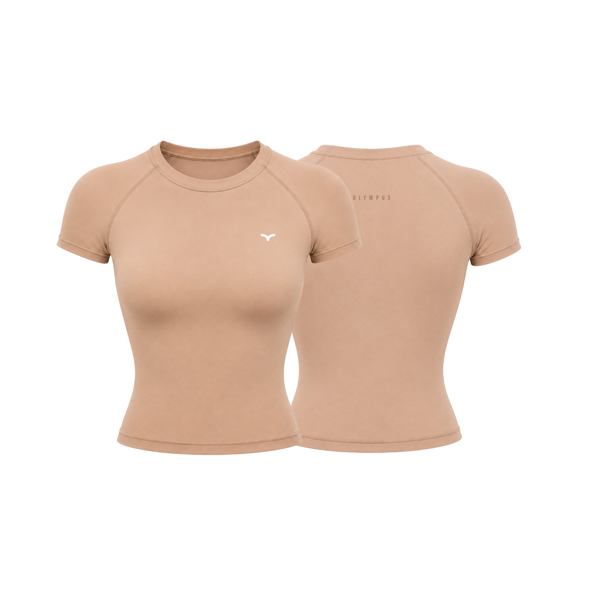 Aura Sculpt Tee Mocha
