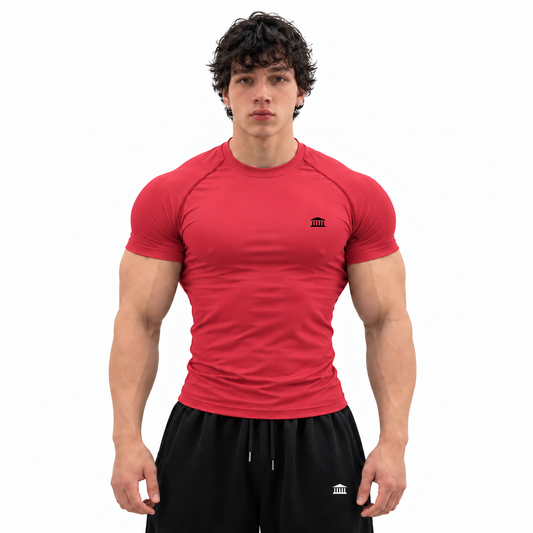 Performance Compression Tee Red
