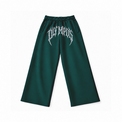Thanatos Baggy Pants Dark Jade Green