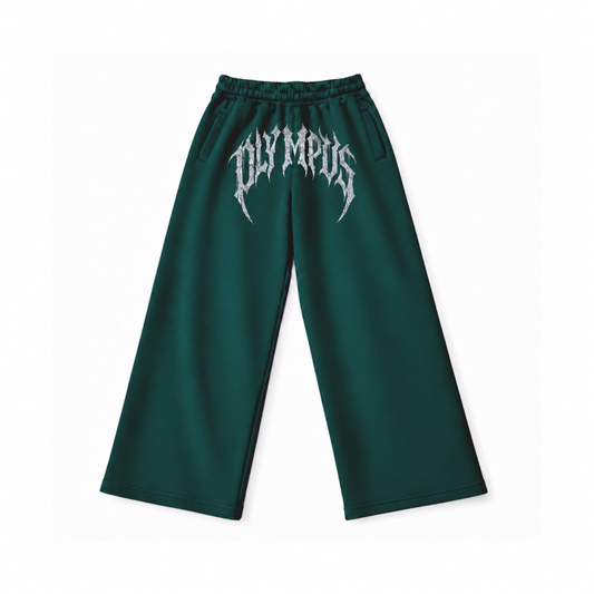 Thanatos Baggy Pants Dark Jade Green