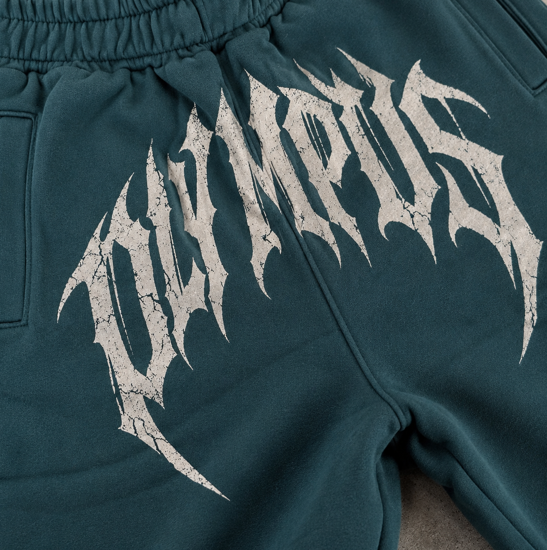 Thanatos Baggy Pants Dark Jade Green