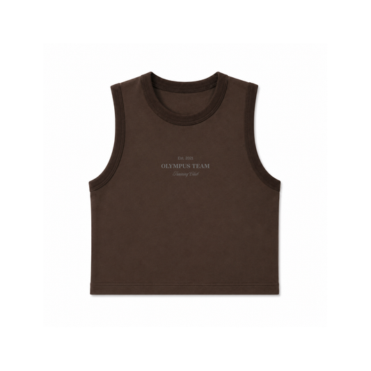Training Club Tank Top Women Chocolate