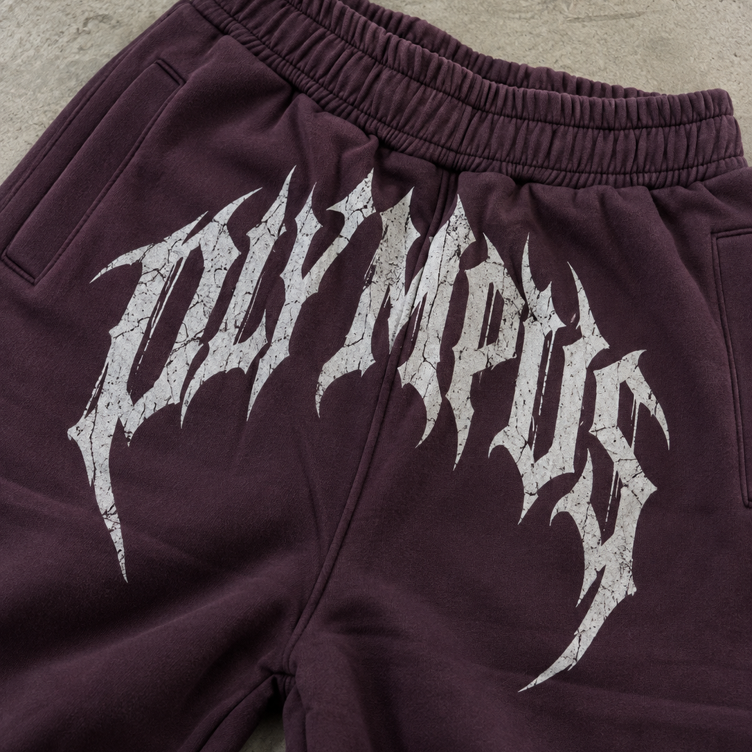Thanatos Baggy Pants Dark Purple