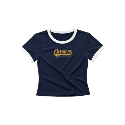 Golden Era Baby Tee Navy Blue