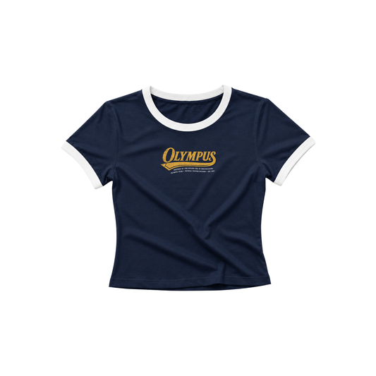 Golden Era Baby Tee Navy Blue
