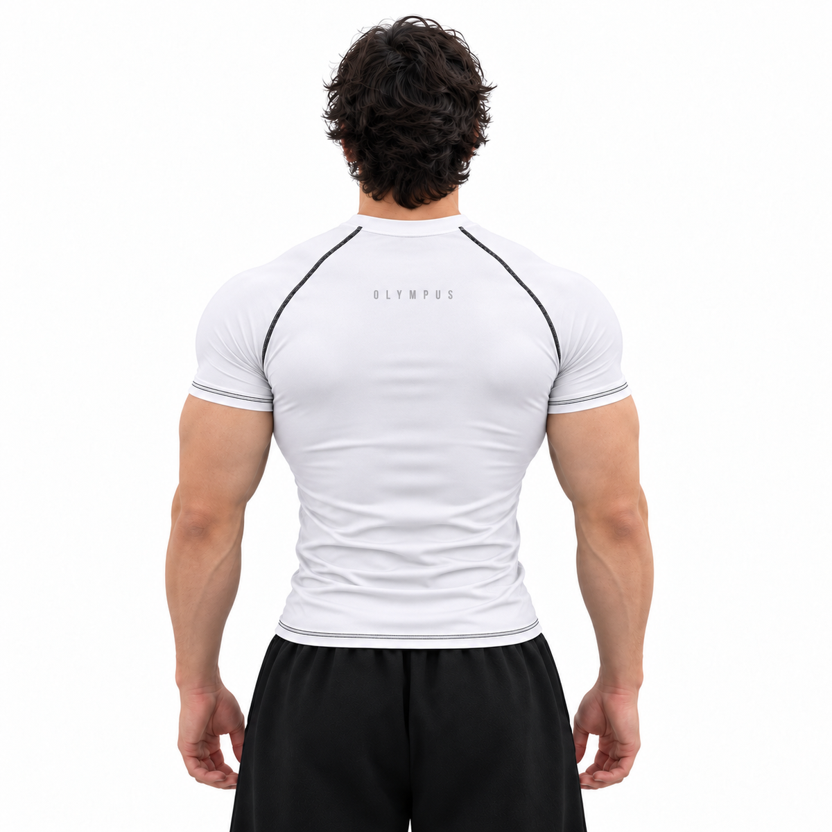 Performance Compression Tee White