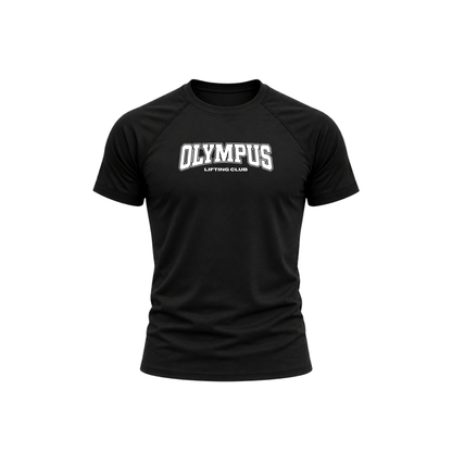 Lifting Club Raglan Muscle Tee Black