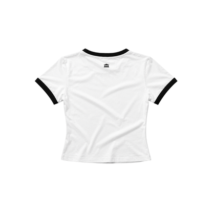 Golden Era Baby Tee White