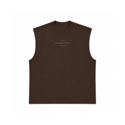 Training Club Tank Top Men Chocolate