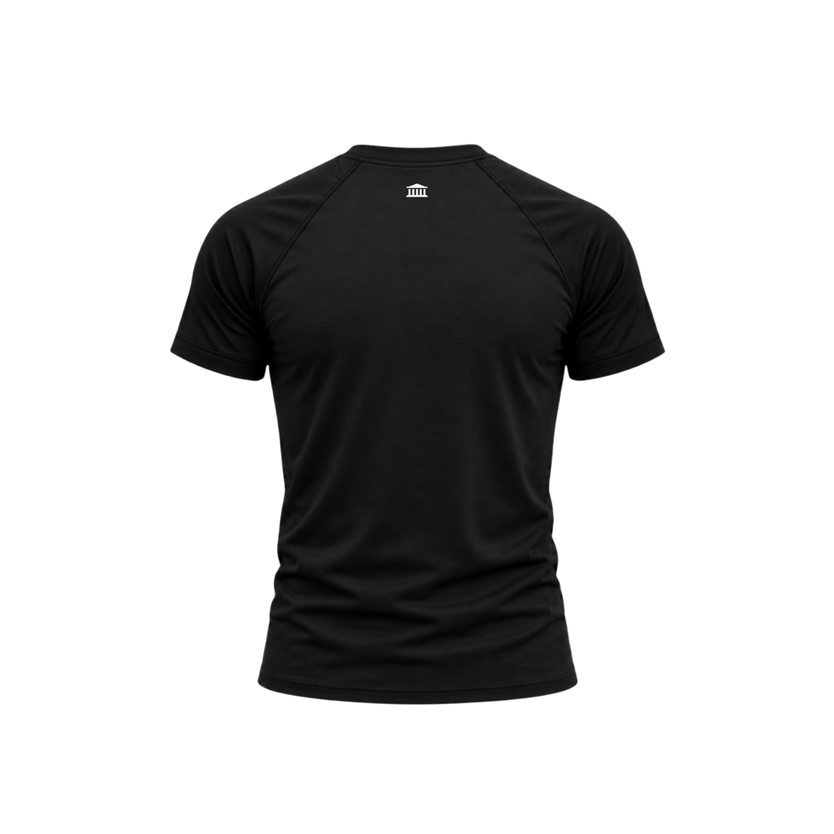 Lifting Club Raglan Muscle Tee Black