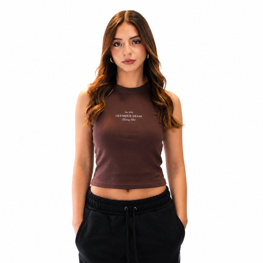 Training Club Tank Top Women Chocolate