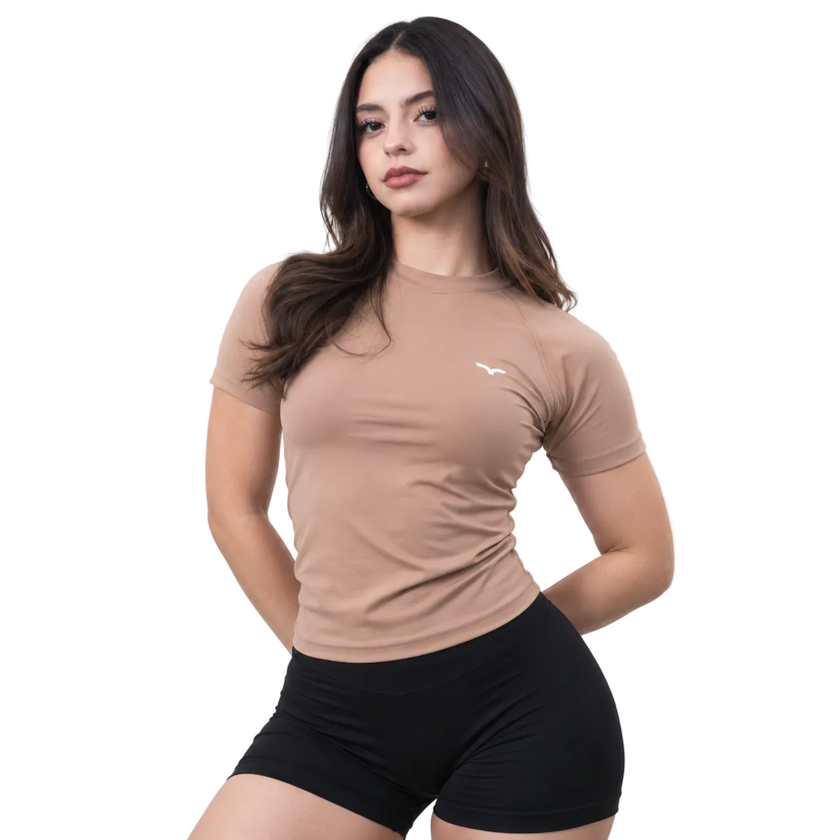 Aura Sculpt Tee Mocha