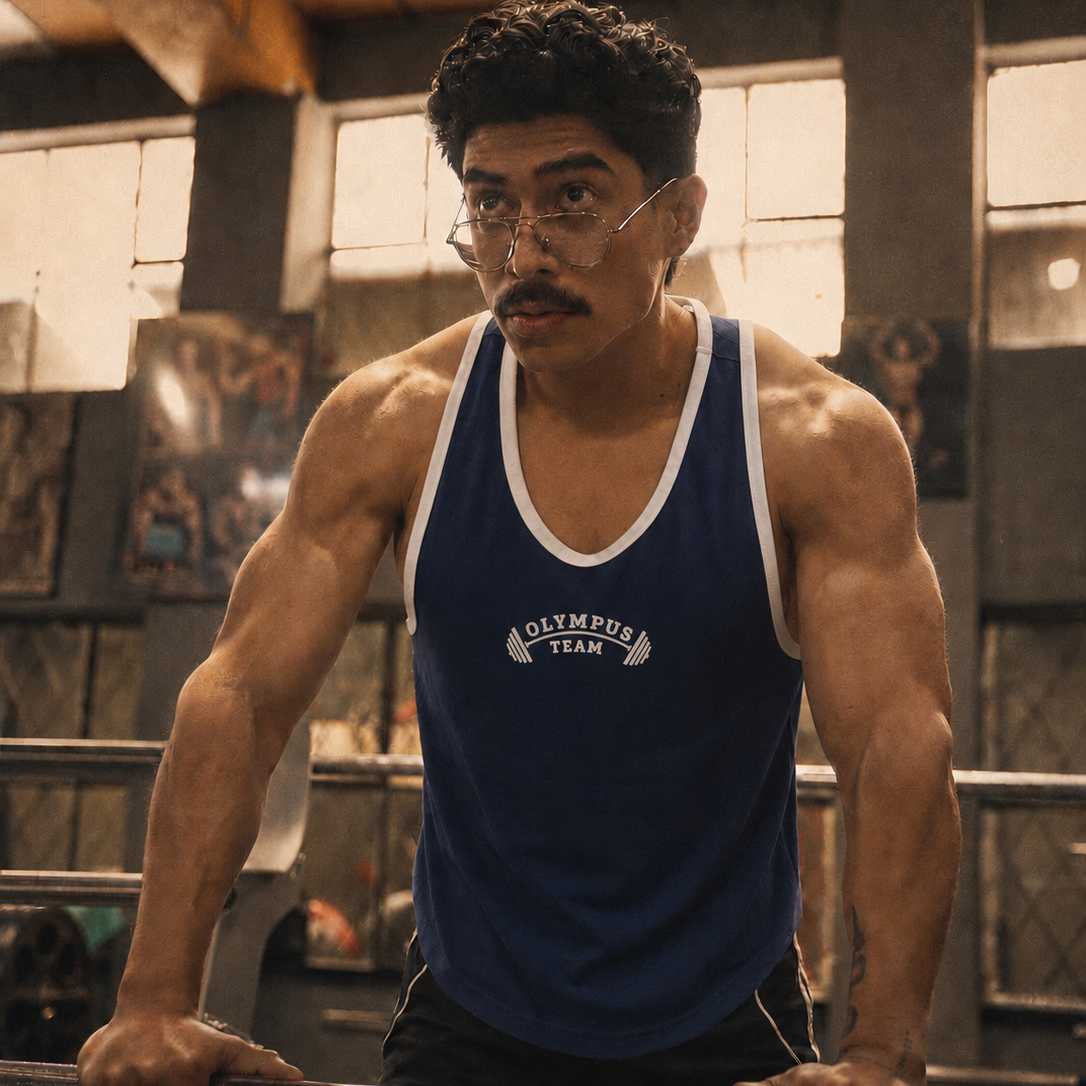 Arnold Stringer Tank Navy Blue
