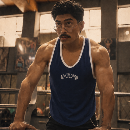 Arnold Stringer Tank Navy Blue