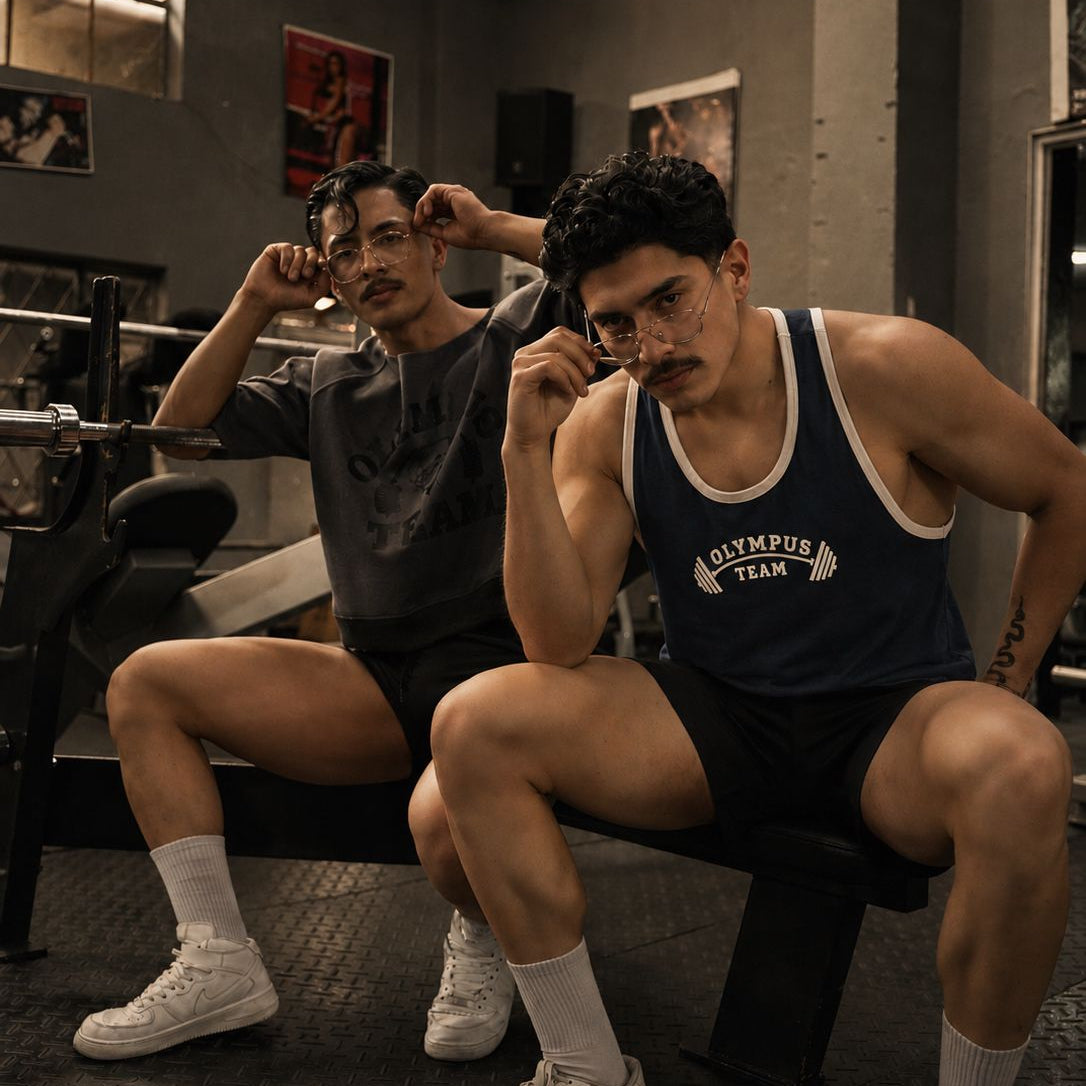 Arnold Stringer Tank Navy Blue